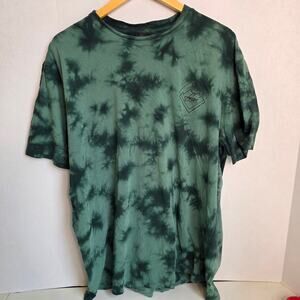 Oakley, Green Tye Dye with front Logo, Mens 2XL